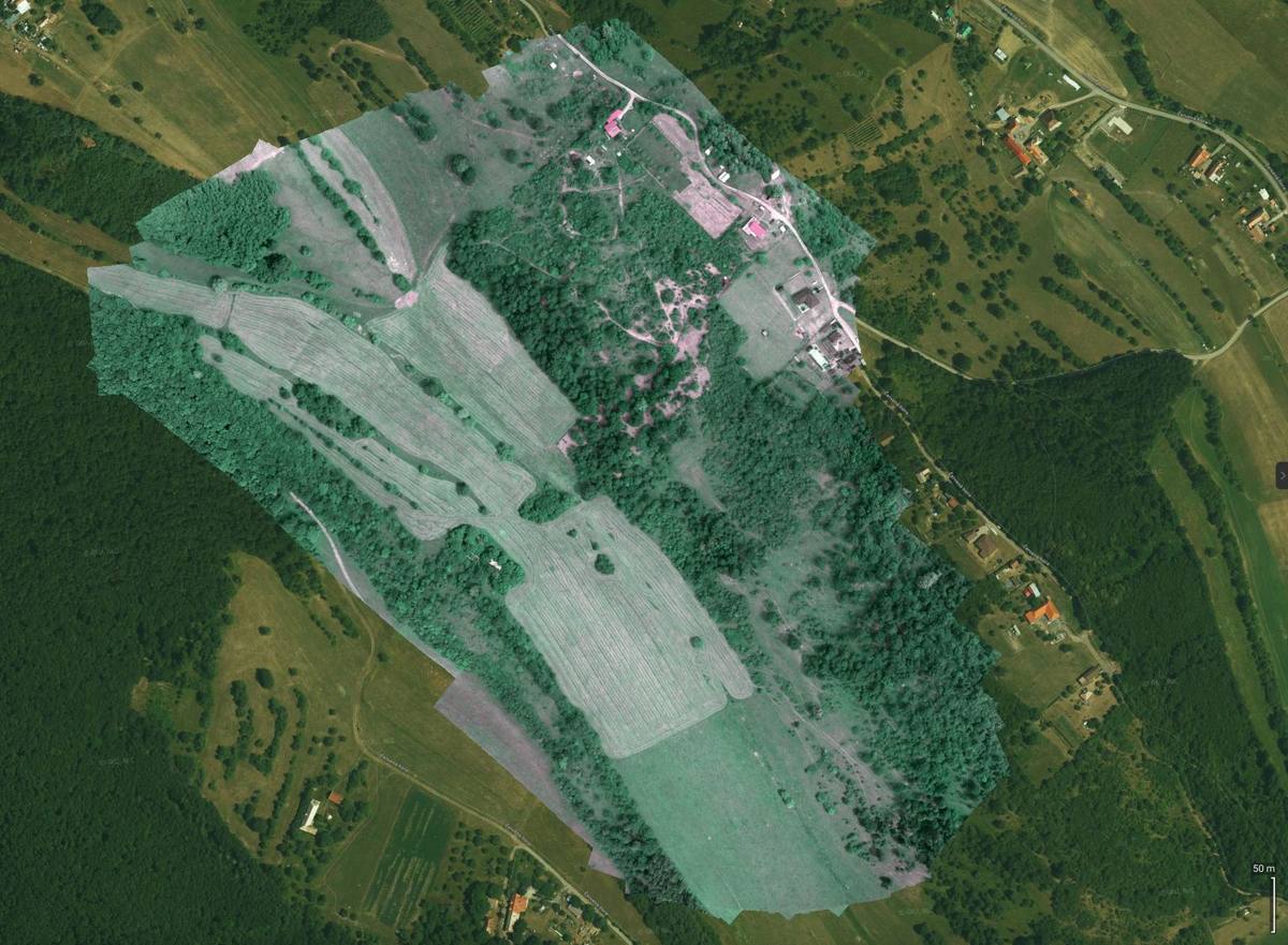 Ortofoto z dronu